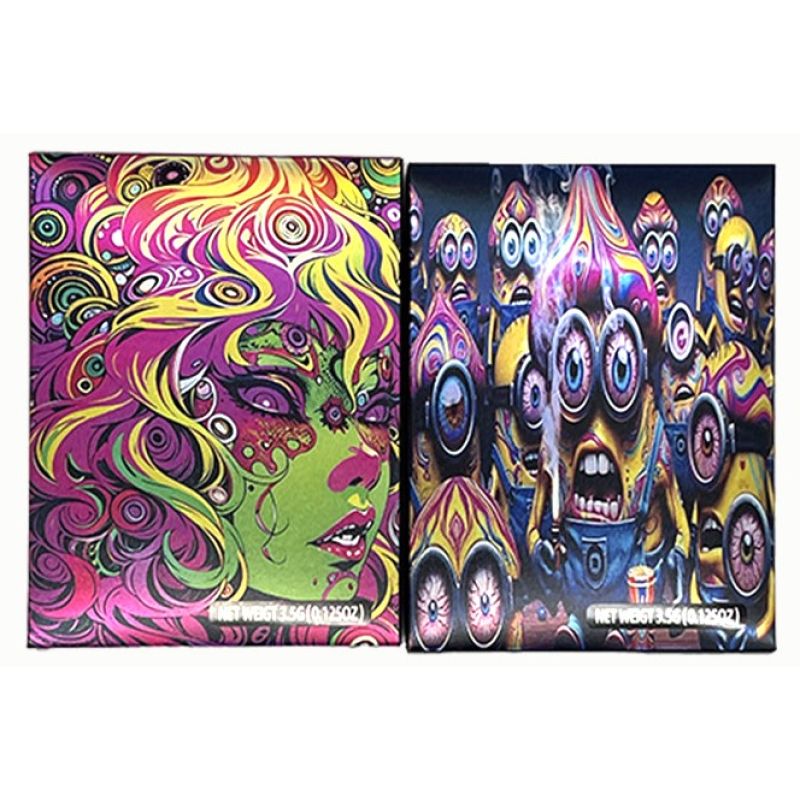 3.5G Psychedelic Shark Art Weed Packaging Box